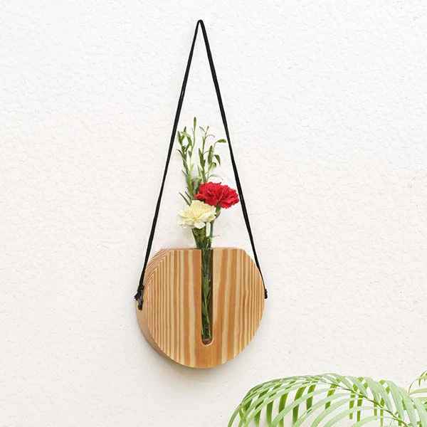 Metal Hanging Planter with Jute Rope