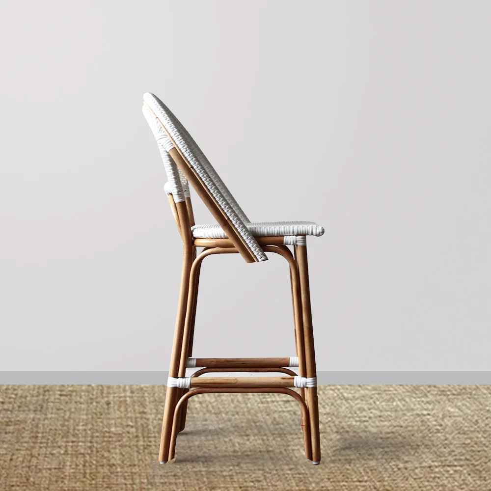 Serenity Woven Barstool - Brown Wash