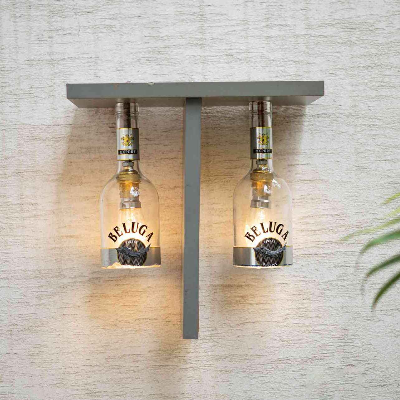 Top Solid Wall Mount Lamp (Recycled Bottle)