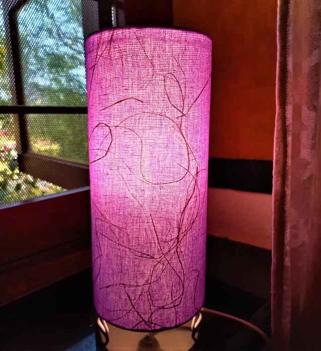 Diamond Cane Table Lamp