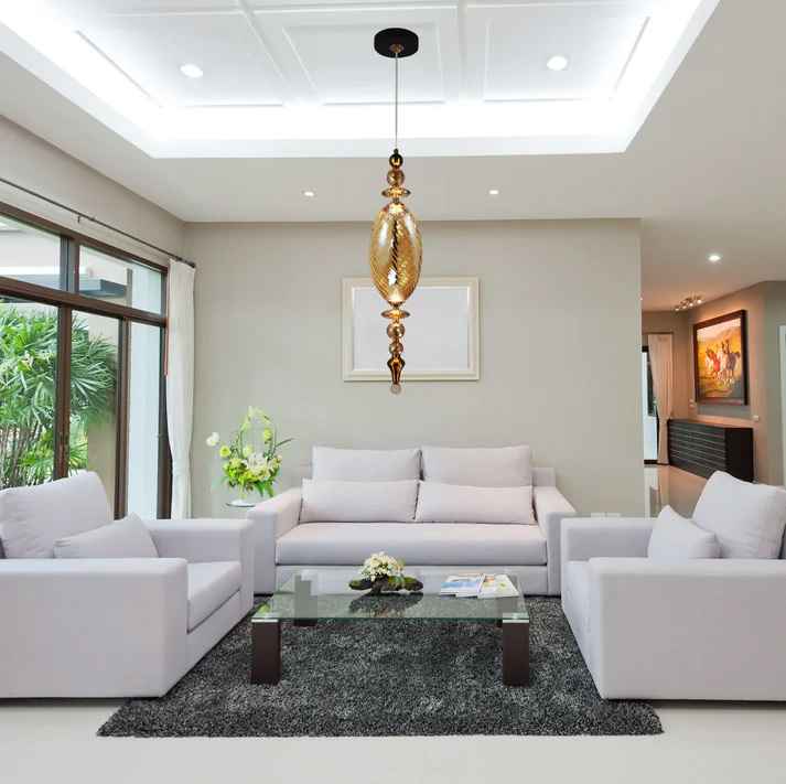 Modern Lotus Leaf Led Chandelier