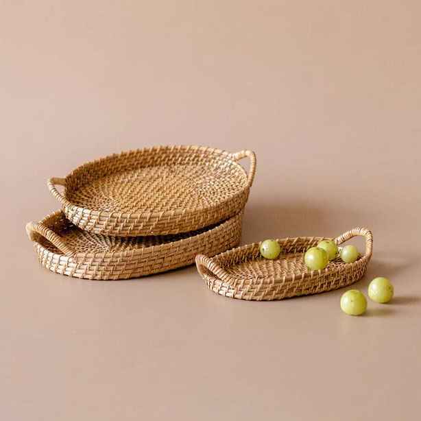 Cane Bowl with Handles