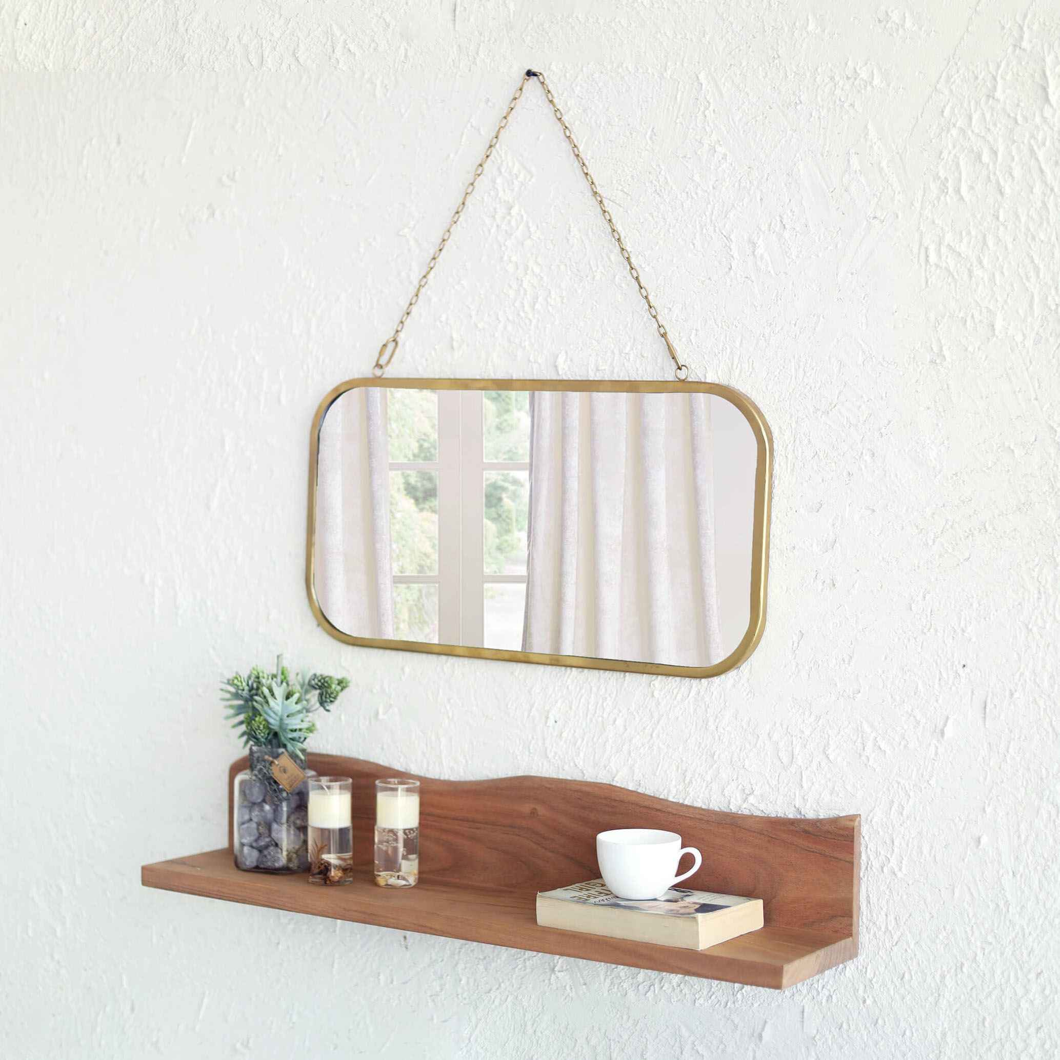 The Mehrab White Jaali Mirror