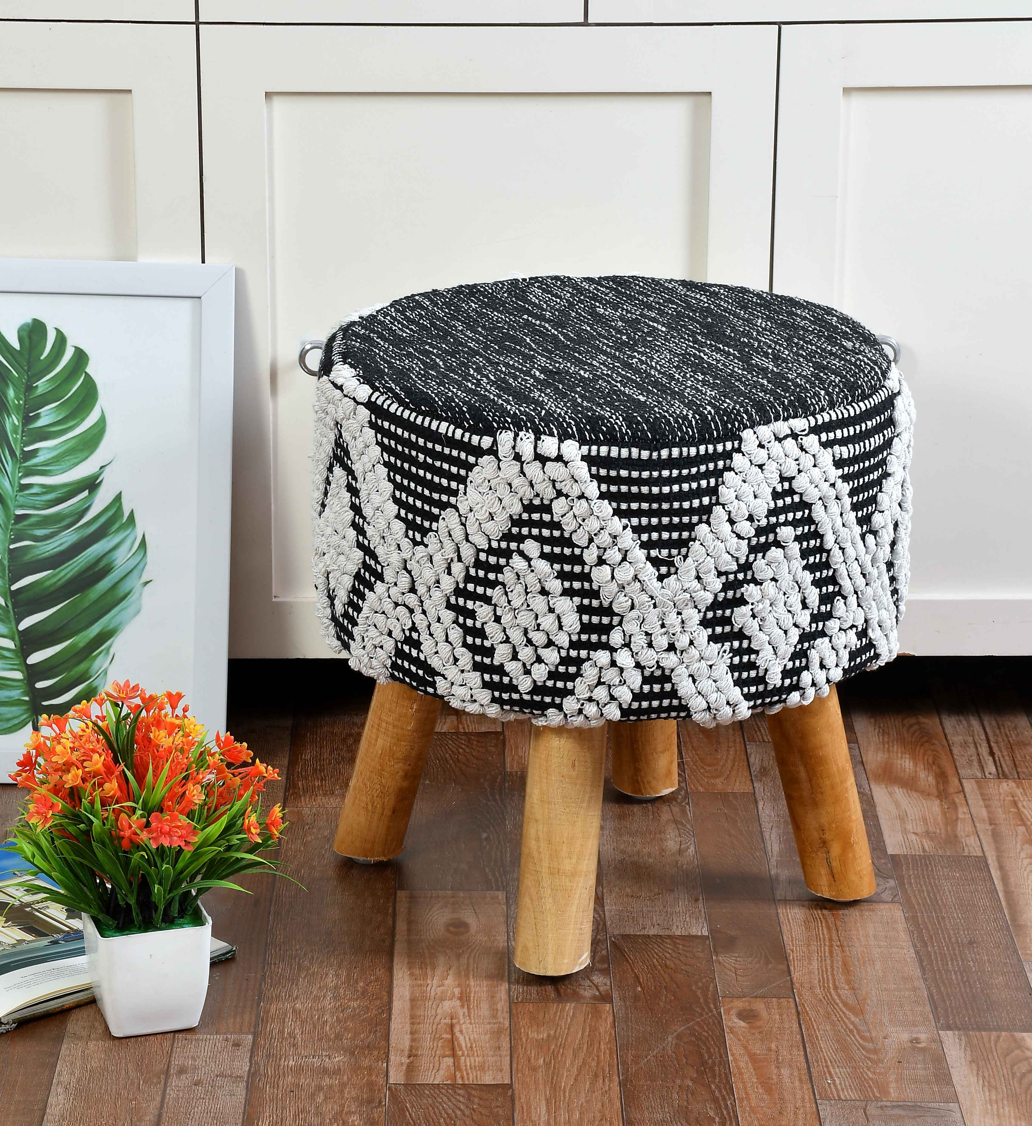 Boho Chic Macrame Ottoman 6