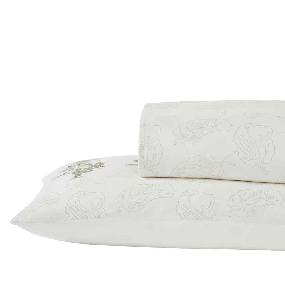 Azalea Block Printed Bedsheet Set