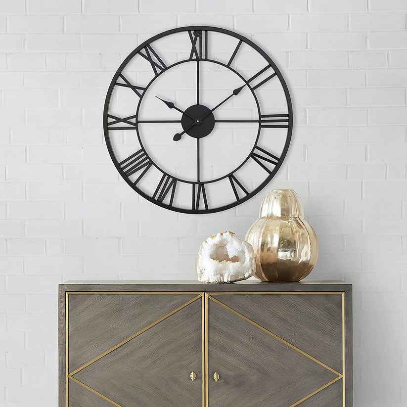Black Cross Wall Clock