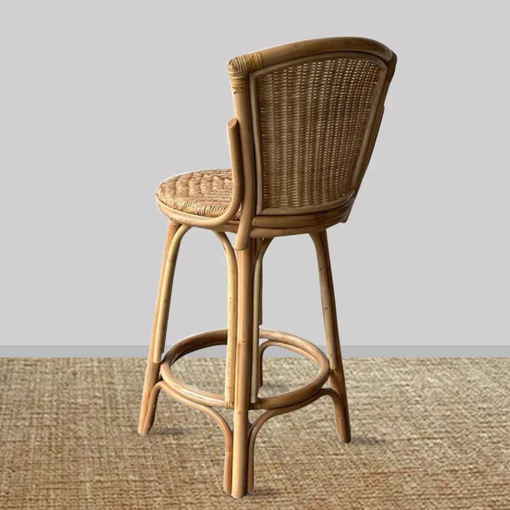 Seagrass Rattan Barstool - Natural