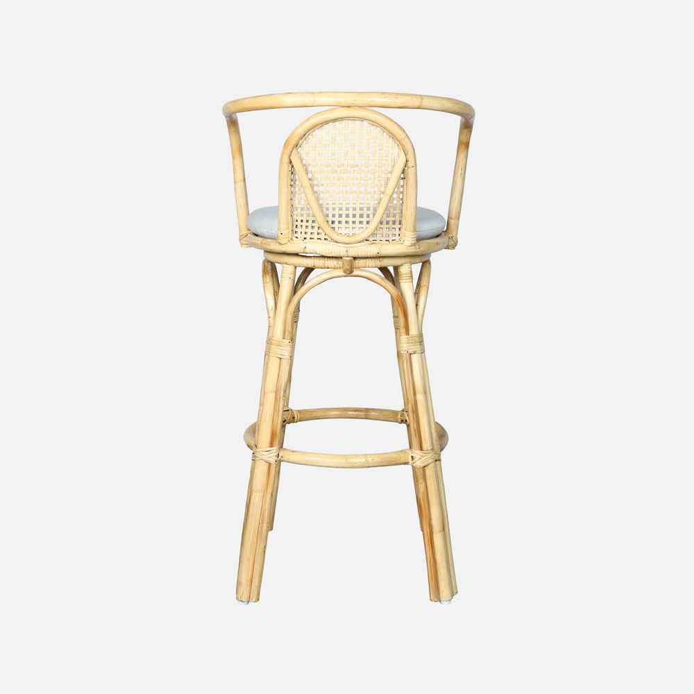 Nature's Elegance Bamboo Barstool