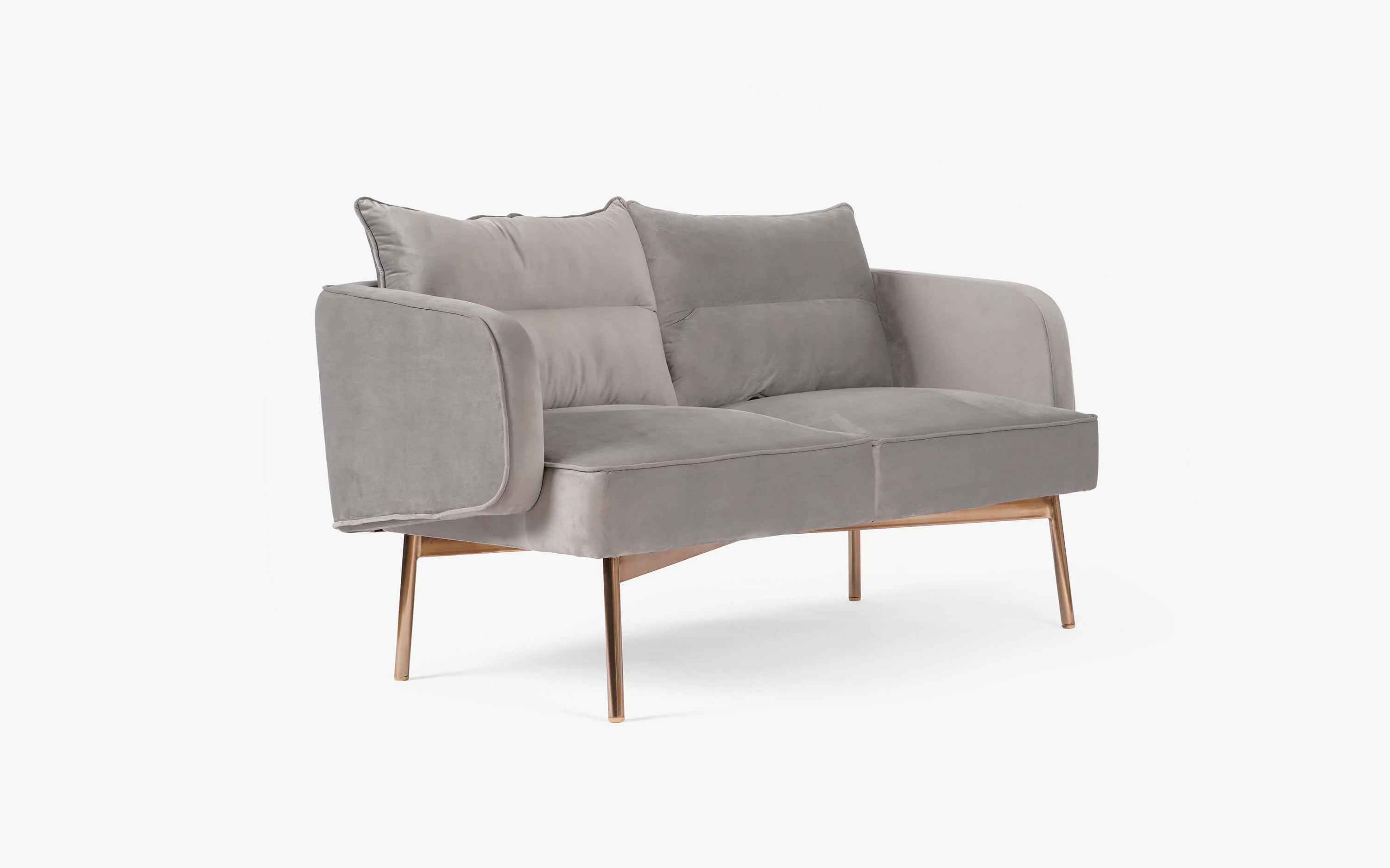 Barcelona 2 Seater Sofa Grey