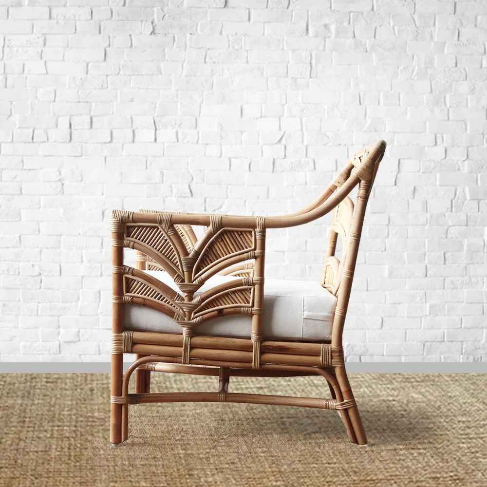 Seaside Serenity Bamboo Armchair