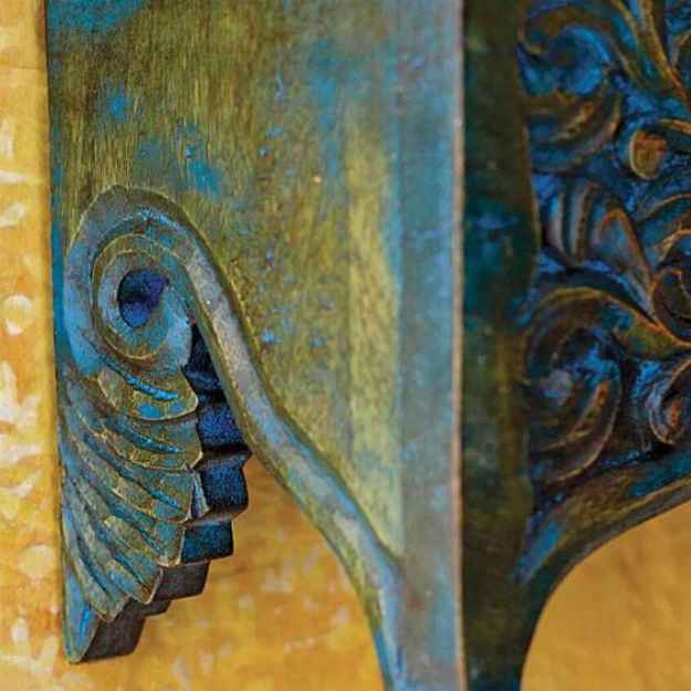 The Nartaka Peacock Carved Armoire