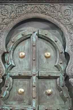 The Mehrab White Jaali Mirror