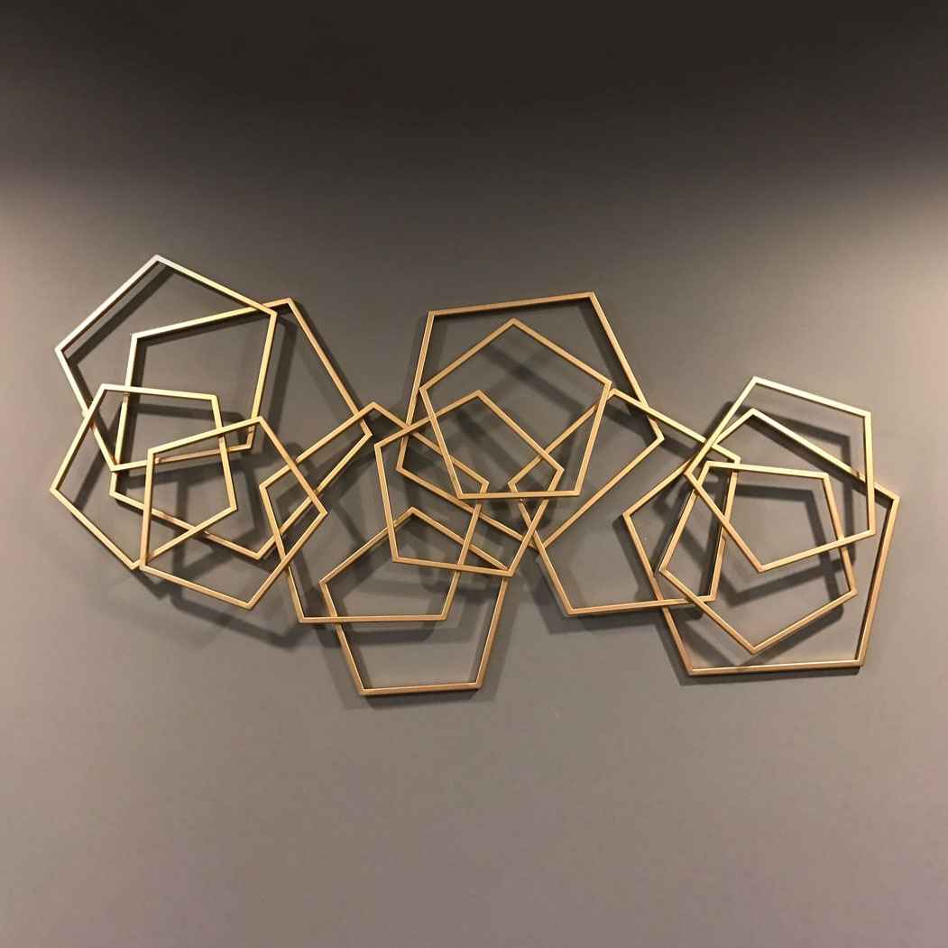 Dual Circle Metal Wall Sculpture