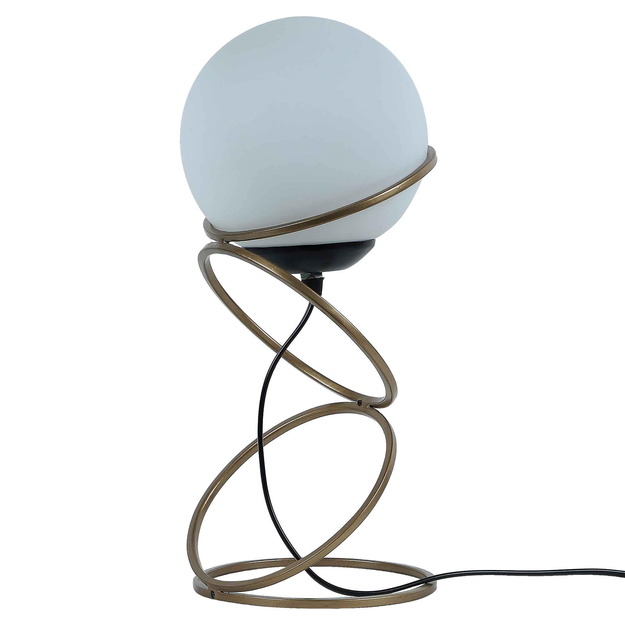 Lucca Gold Table Lamp With Metal Base