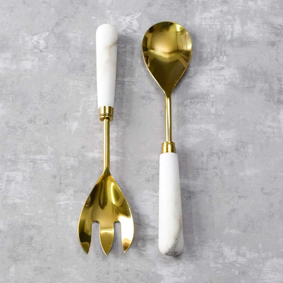 GOLD PINK CUTLERY SET