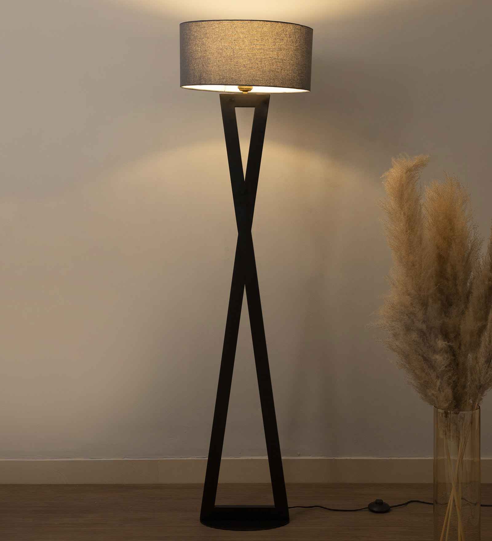 Vintage Industrial Black Metal Single Hanging Light
