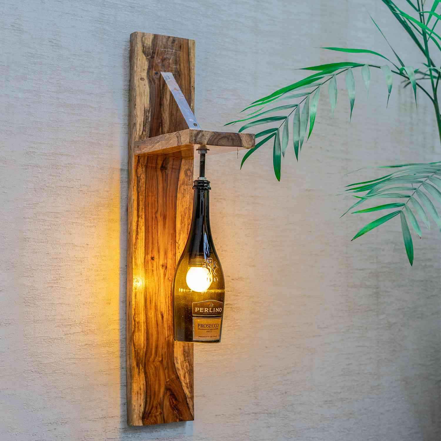 Top Solid Wall Mount Dual Lamp (Recycled Bottle)