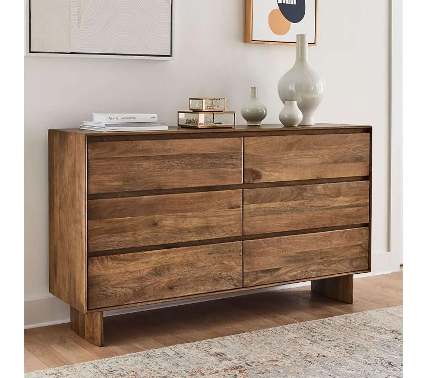 Modernist 6-Drawer Dresser