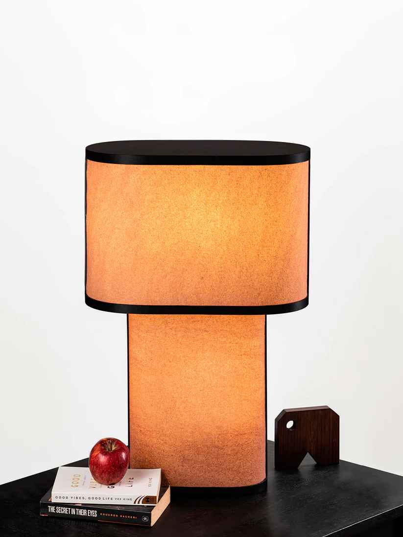 Niko Table Lamp (L) - Red Sandstone