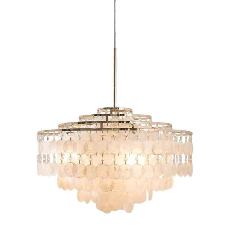 Luxury Modern Crystal Double Height Chandelier