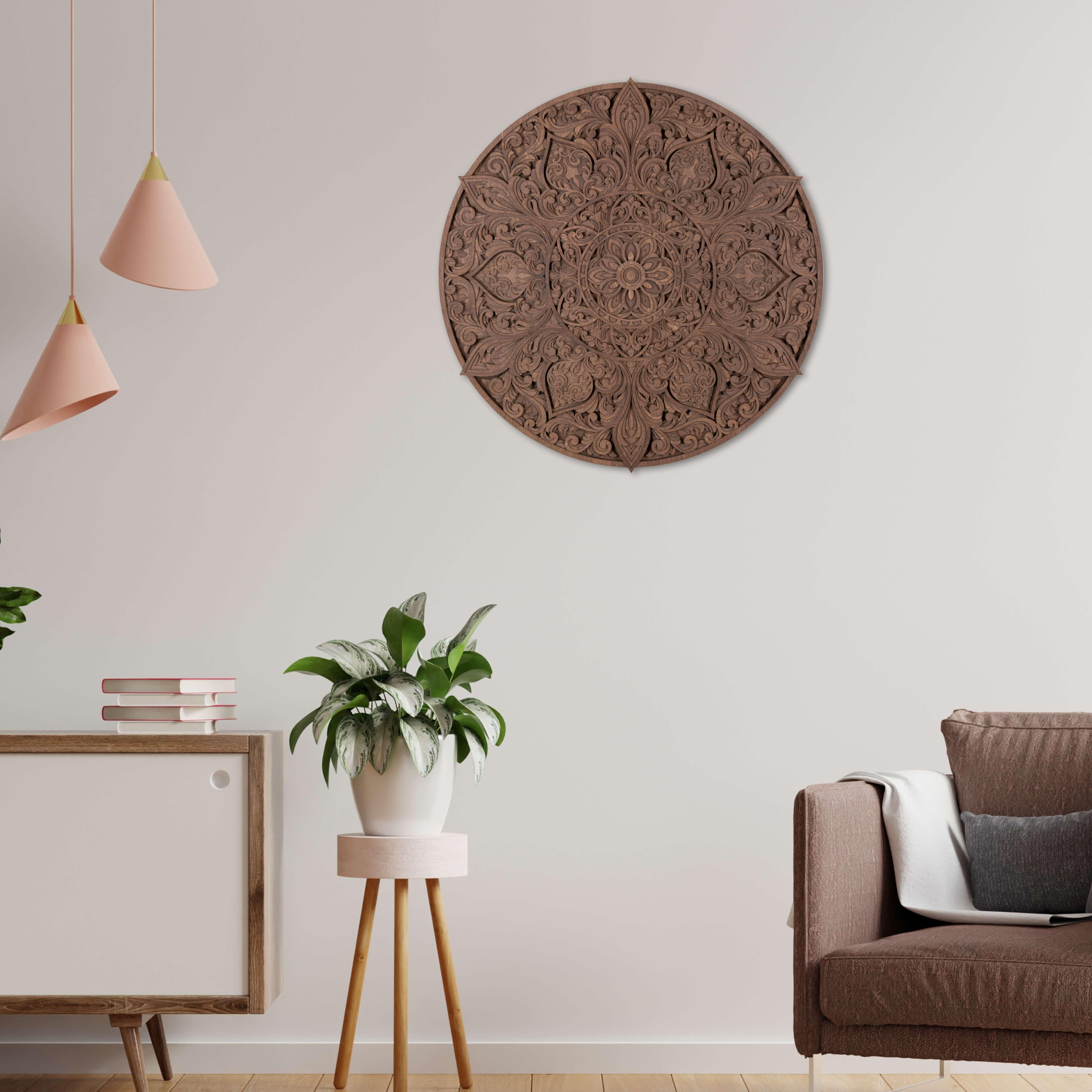 Colorful Princess Face Multi Layer Mandala