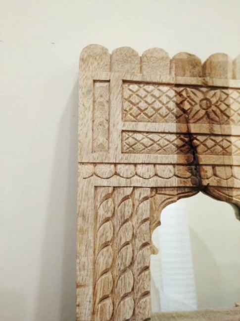 The Mehrab White Jaali Mirror