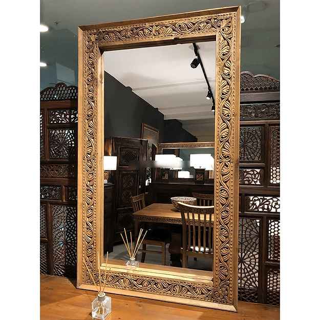 The Mehrab White Jaali Mirror