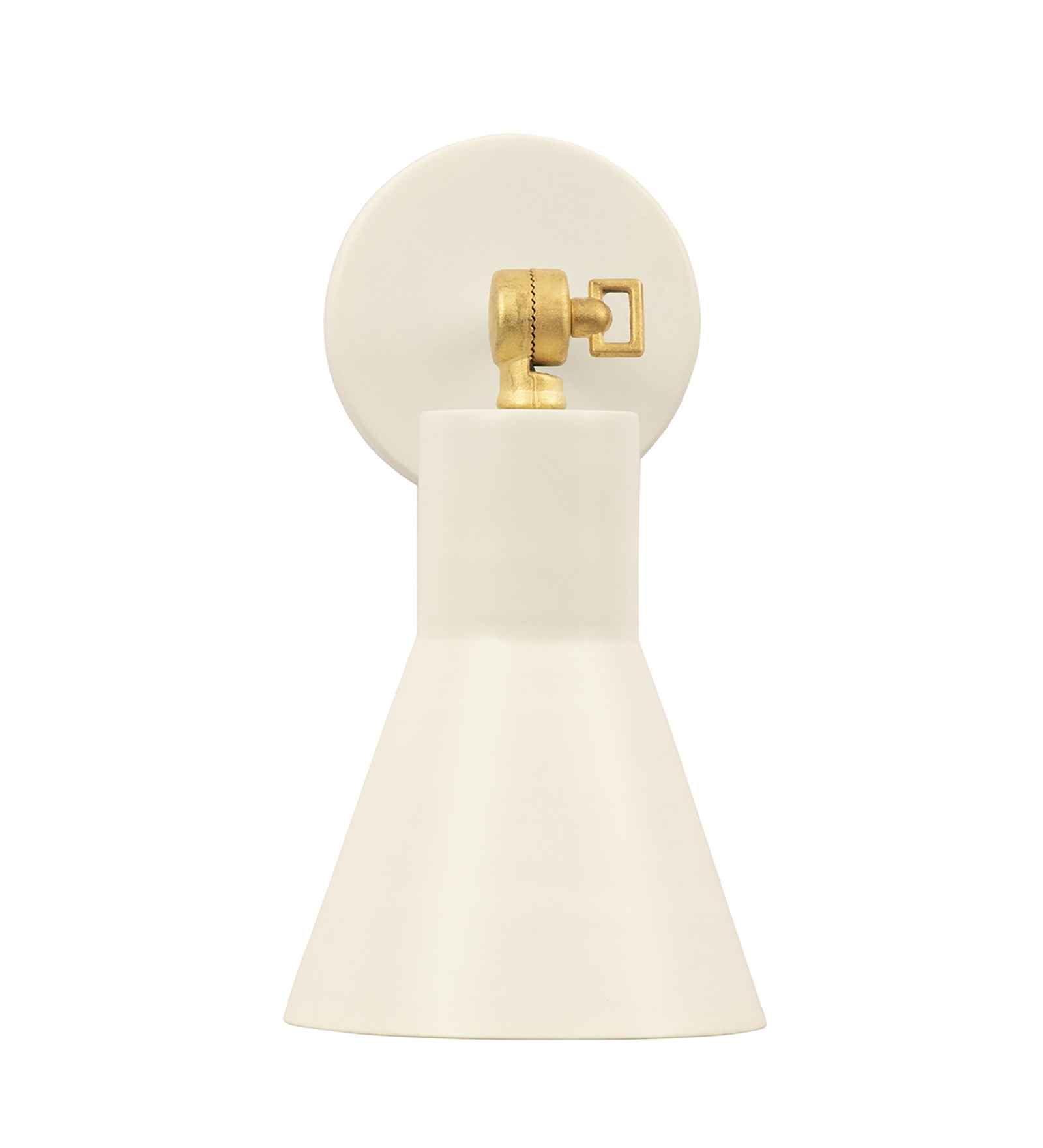 Liam Small White Wall Sconce