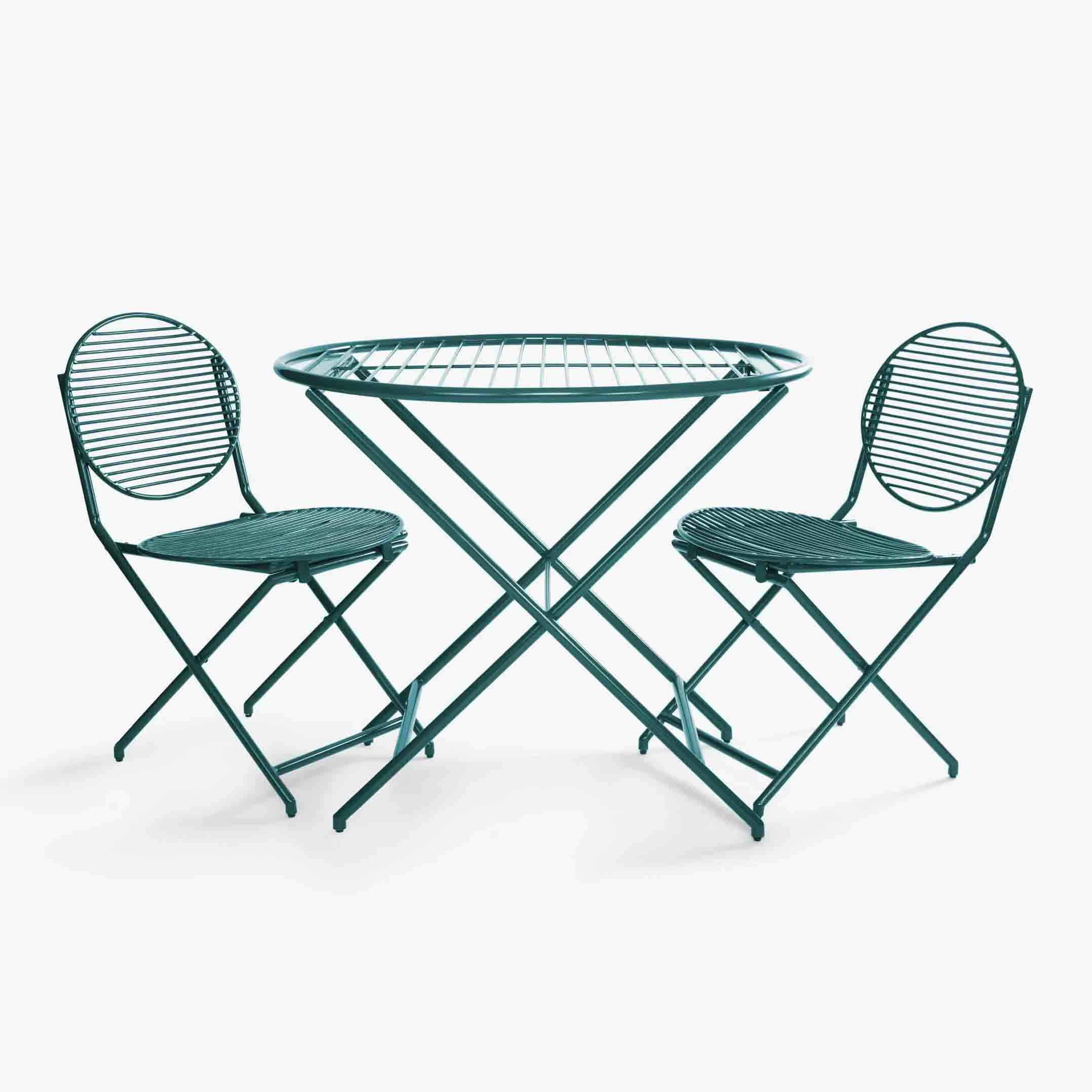 Uki Patio Coffee Table & Lounge Chairs