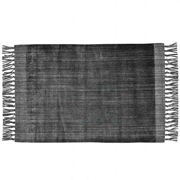 CREAM & BROWN SPIDER WEAVE RUG