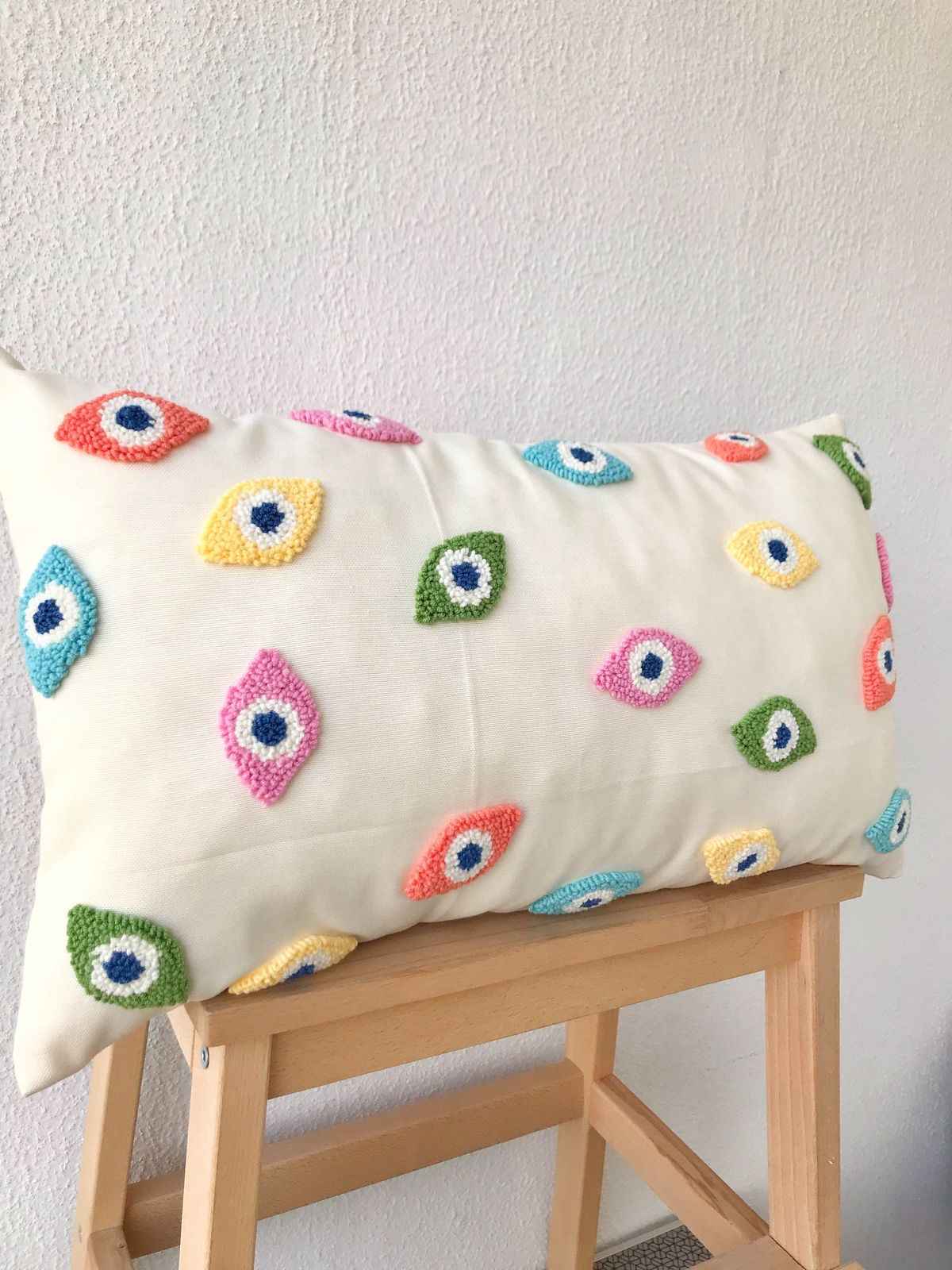 Punch Needle Cushion Cover 7