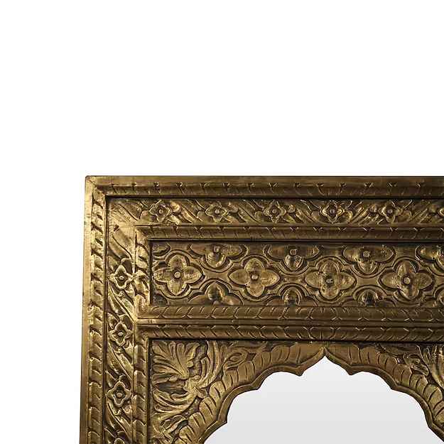 The Mehrab White Jaali Mirror