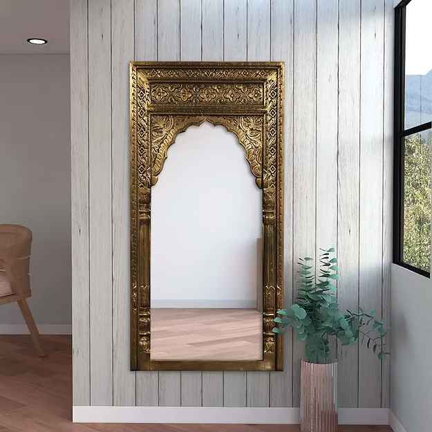 The Mehrab White Jaali Mirror