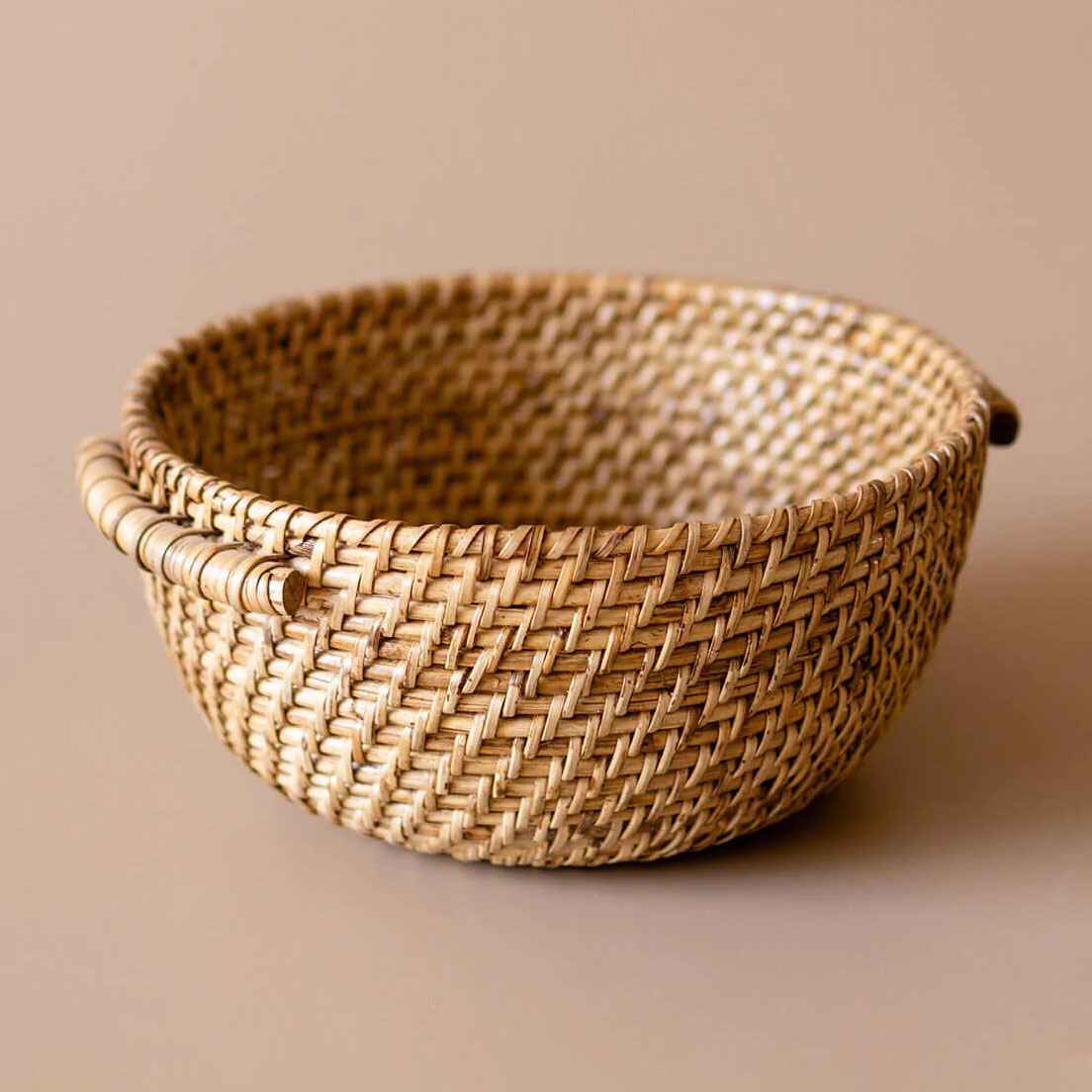 Cane Bowl with Handles