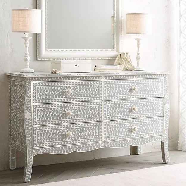 The Mehrab White Jaali Mirror
