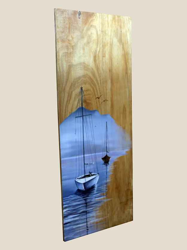 Sailing Boat Painting