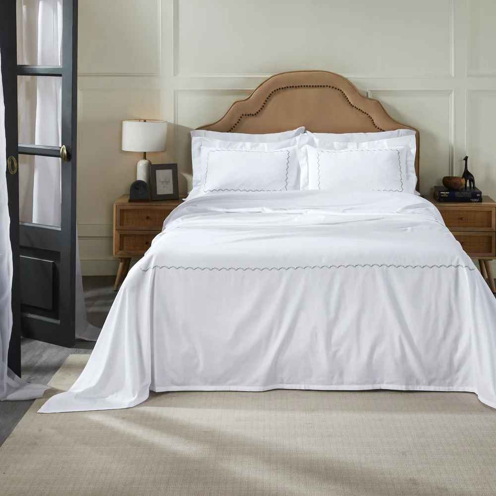 Stratus Embroidered Bedsheet Set