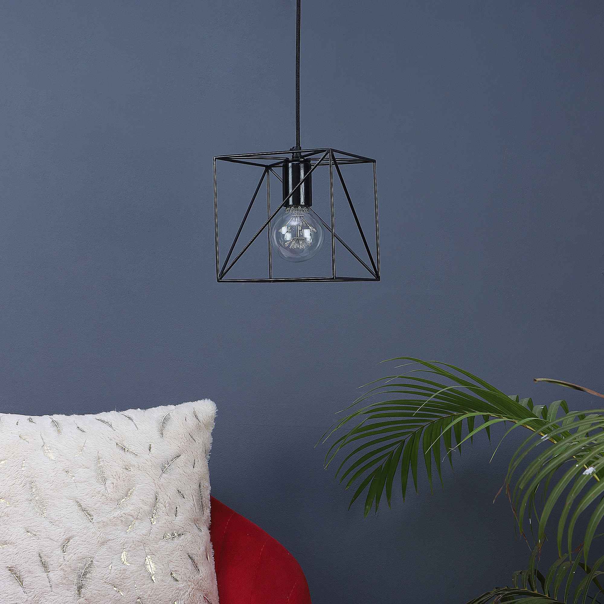 Bonnelycke Black Metal Hanging Light