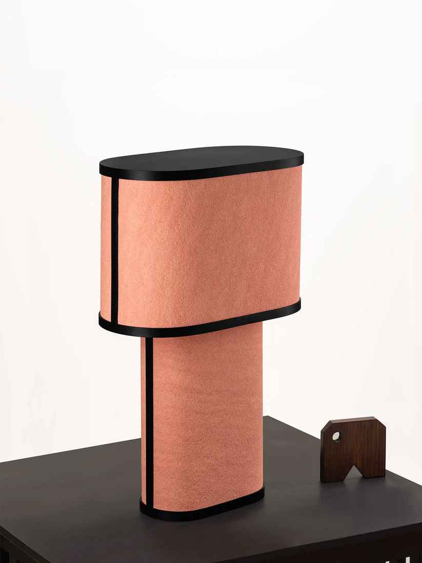 Niko Table Lamp (L) - Red Sandstone