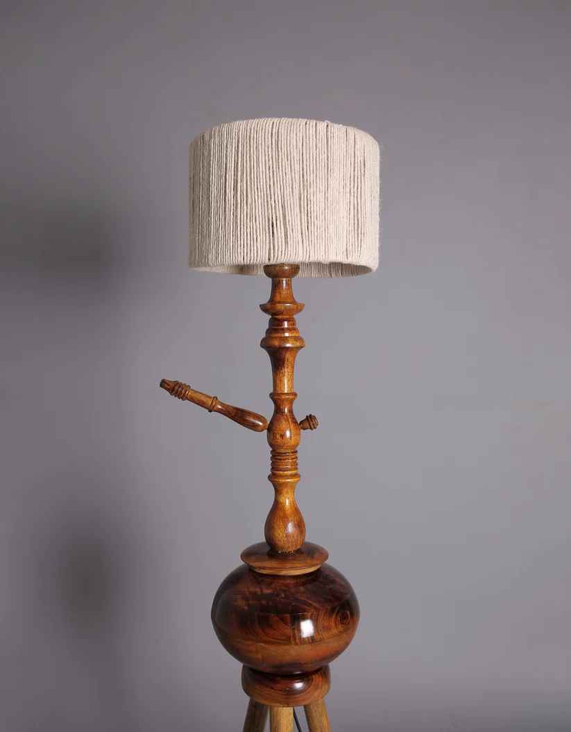 Tripod Cane Floor Lamp