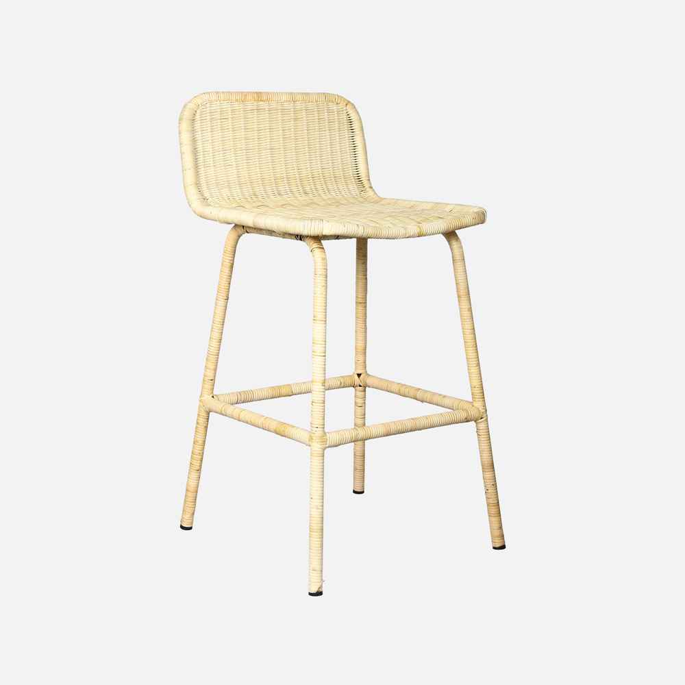 Serenity Woven Barstool - Brown Wash