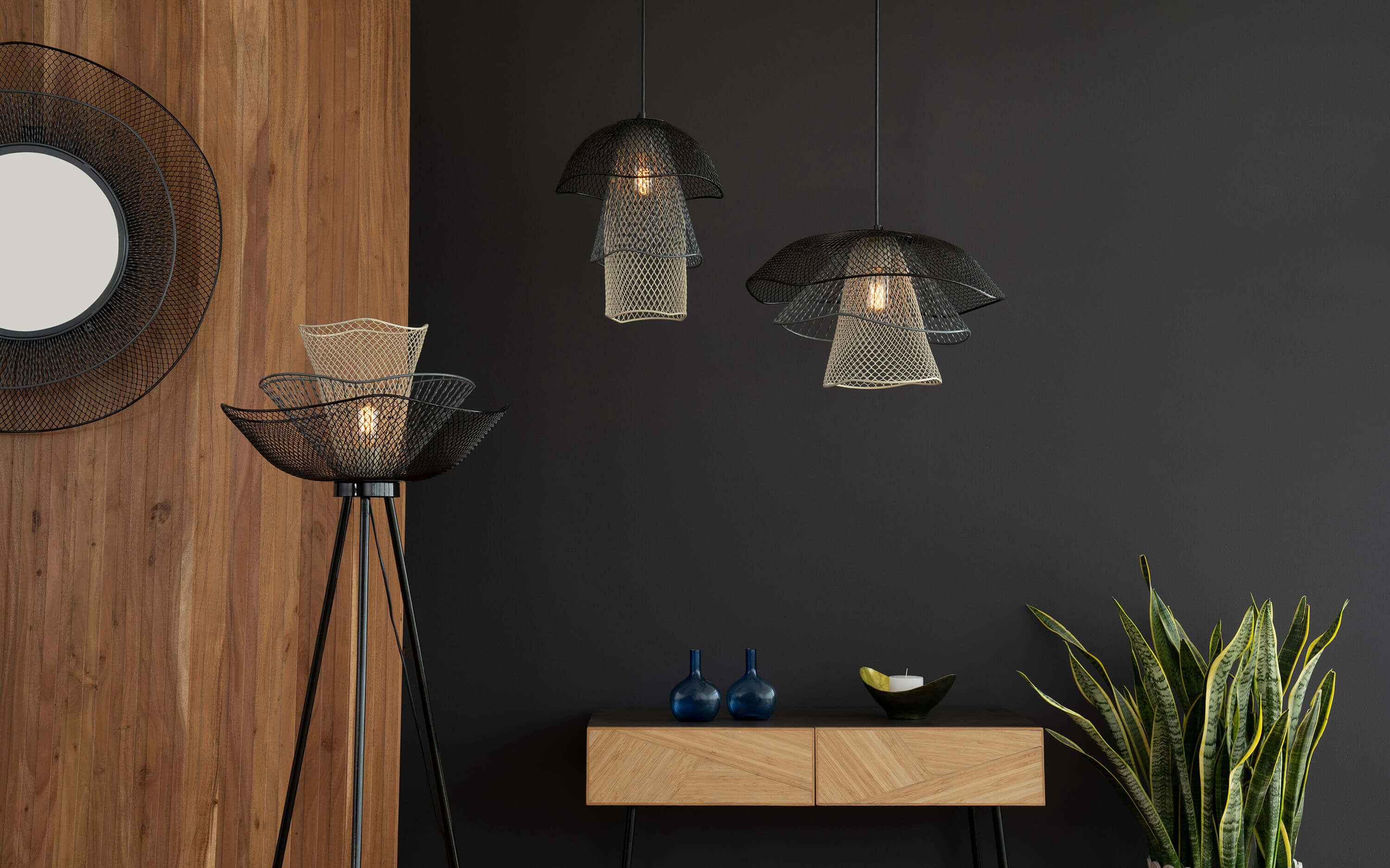 Kurashi Drop Hanging Lamp