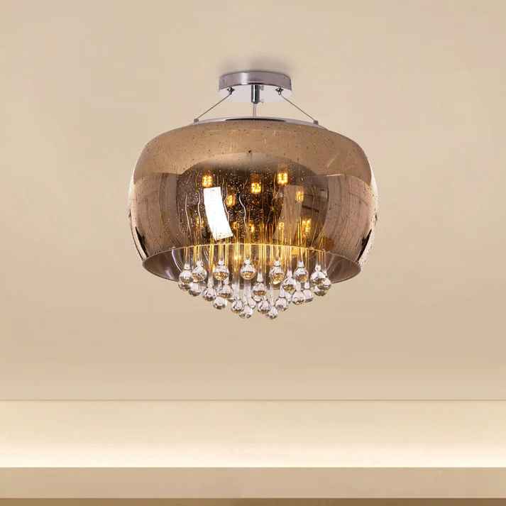 Tube K9 Crystal Pendant Chandelier