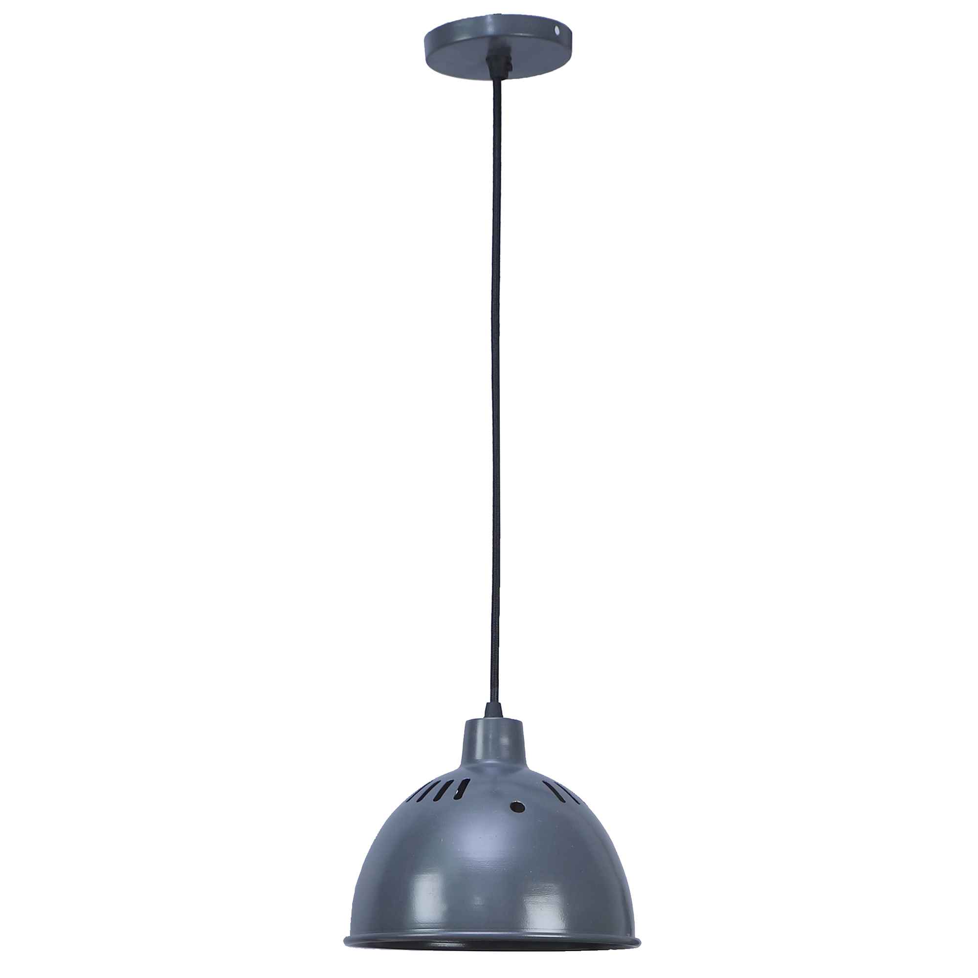 White Grey Metal Hanging Light