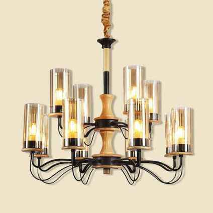 Luxury Modern Crystal Double Height Chandelier