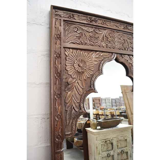 The Mehrab White Jaali Mirror
