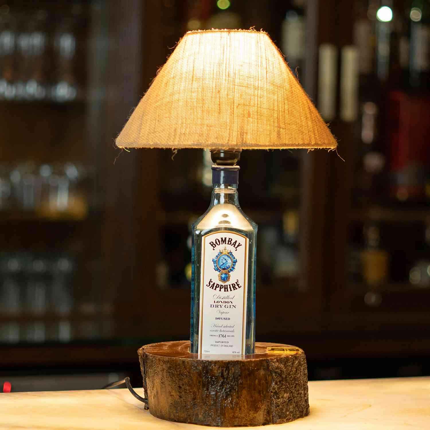 Wood Base Solid Table Lamp