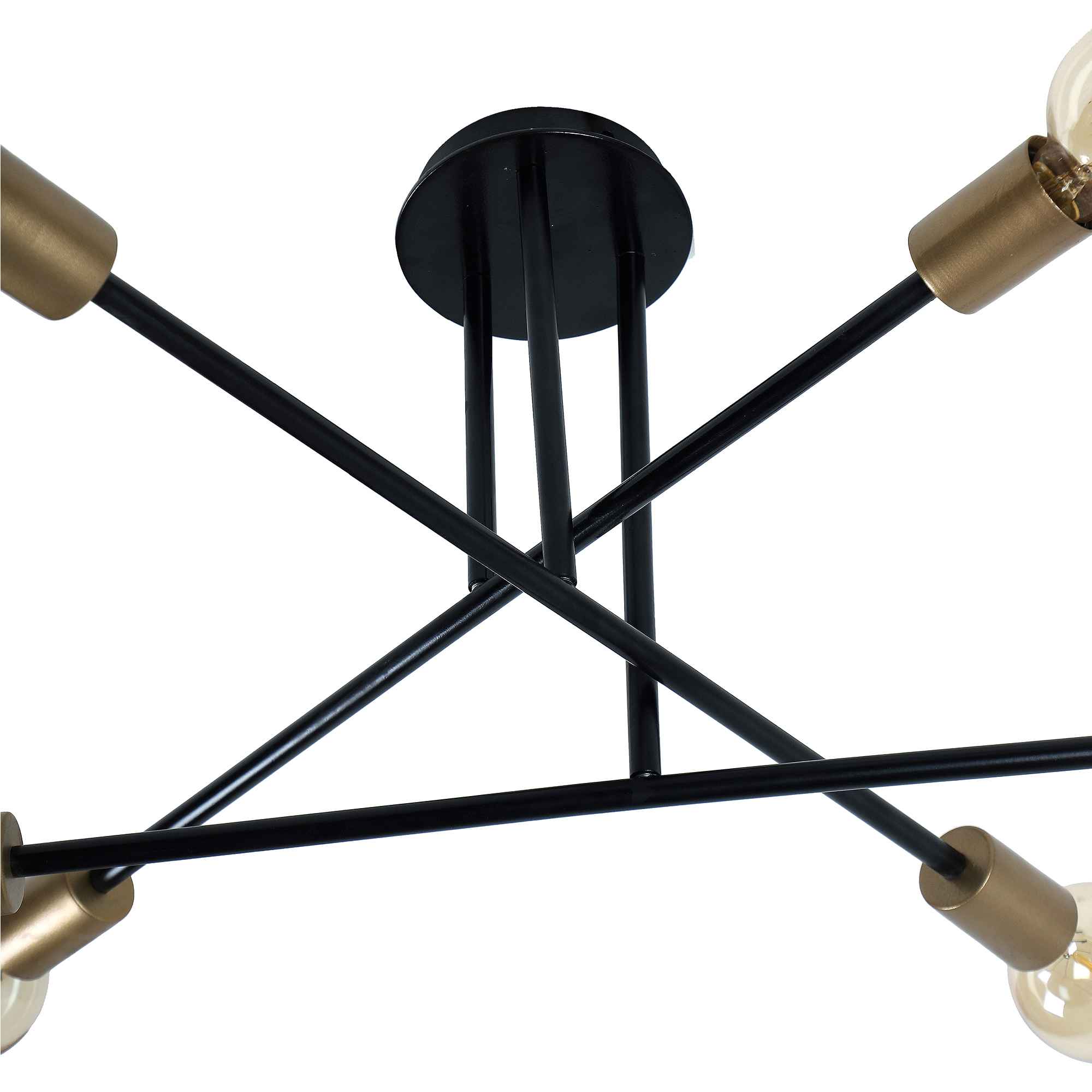 Vintage Industrial Black Metal Single Hanging Light