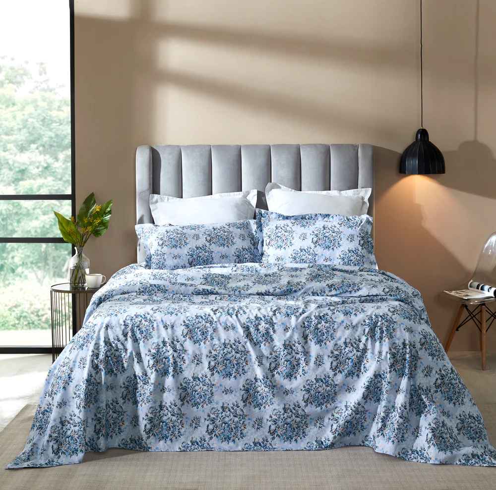 Contrail Embroidered Bedsheet Set