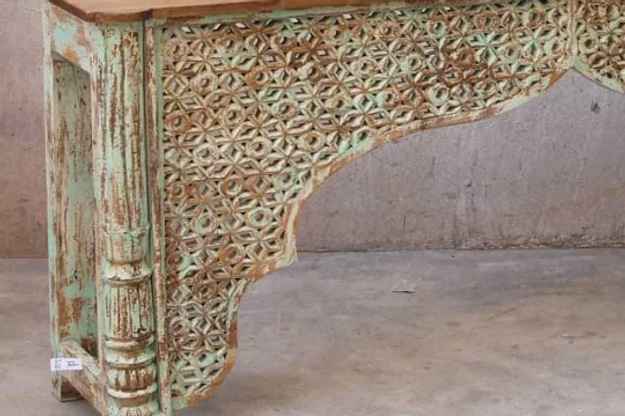 The Mehrab White Jaali Mirror